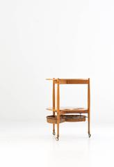 Italian Modern Trolley or Bar Cart by Fratelli Reguitti, 1950s