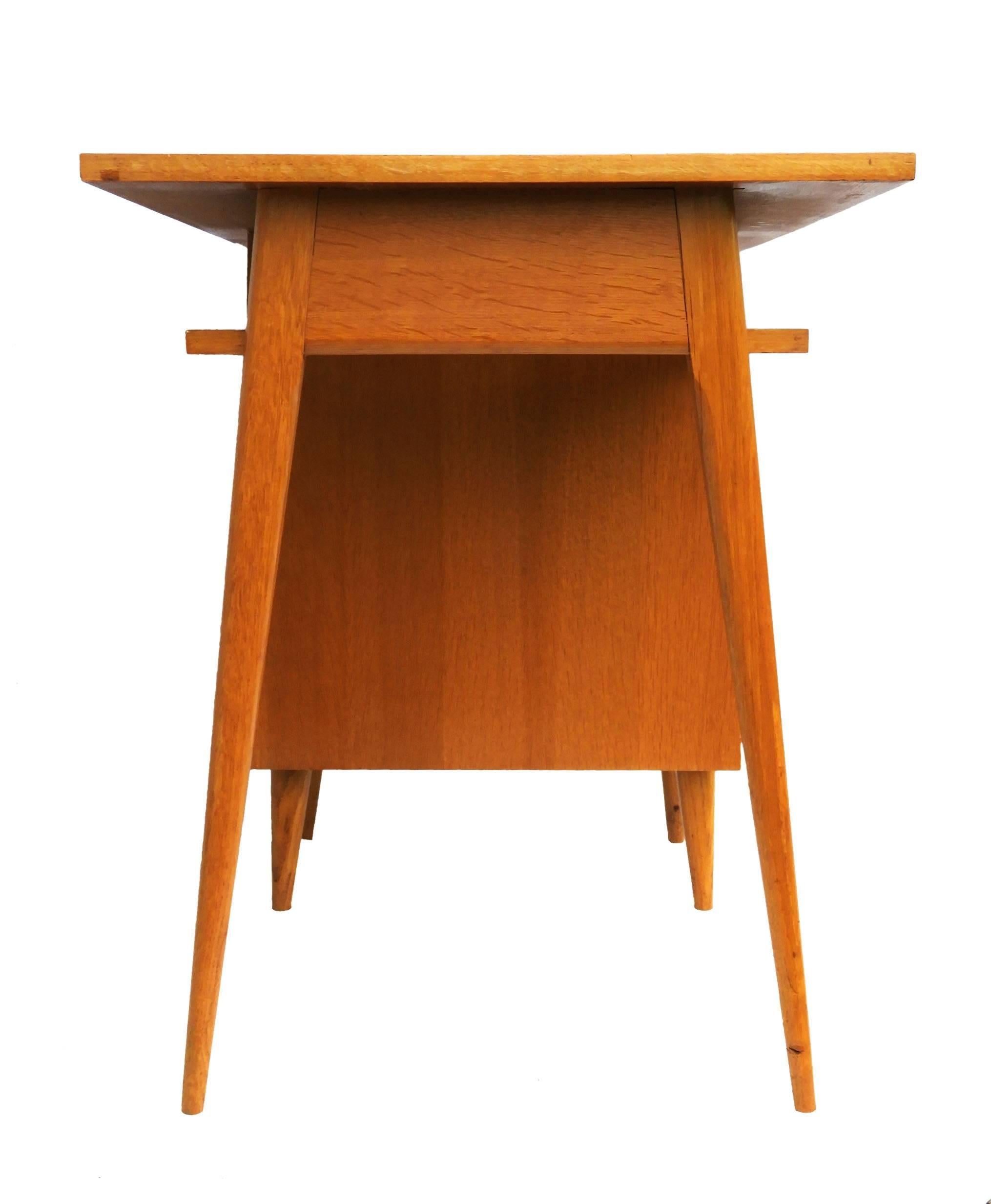 Mid-20th Century Mid-Century Desk Writing Table, French, circa 1960