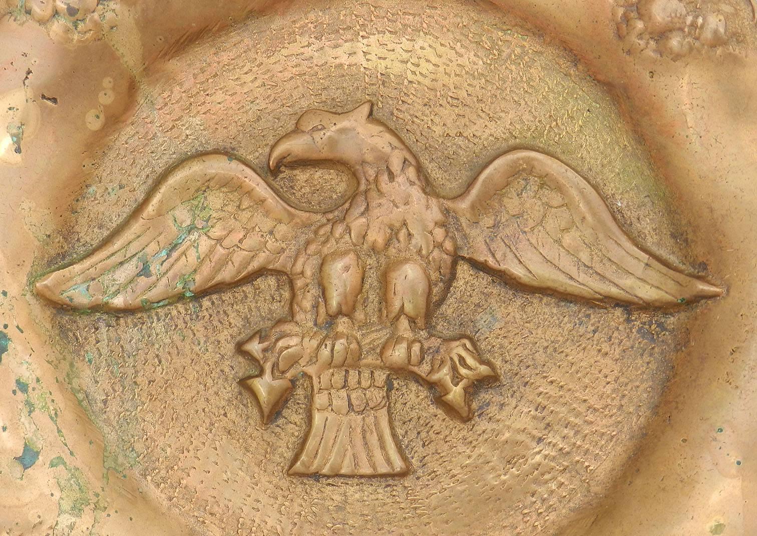 Gilt Bronze Eagle Wall Plaque Ormolu Relie, circa 18901900 at 1stDibs