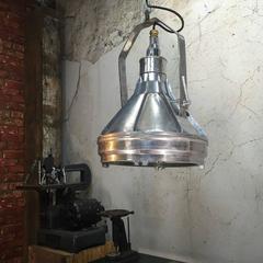 20th Century Aluminium Flame Proof Cargo Pendant Light - Tempered Glass Lens
