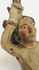 16th Century Polychromed Wooden Saint Sebastian