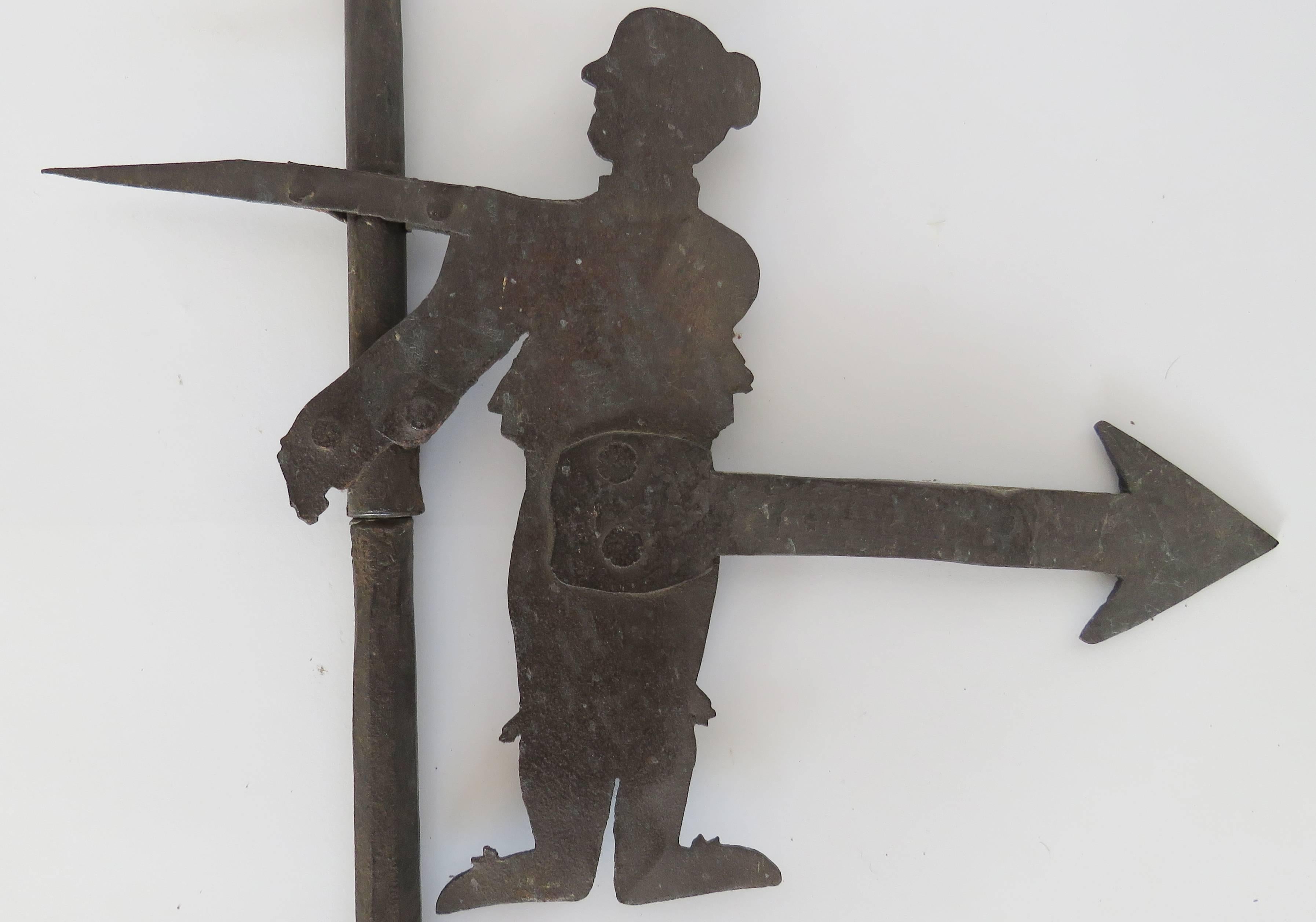 Spanish 18th Century Iron Weather-Vane For Sale