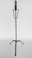 Brutalist Brought Iron Floor Lamp