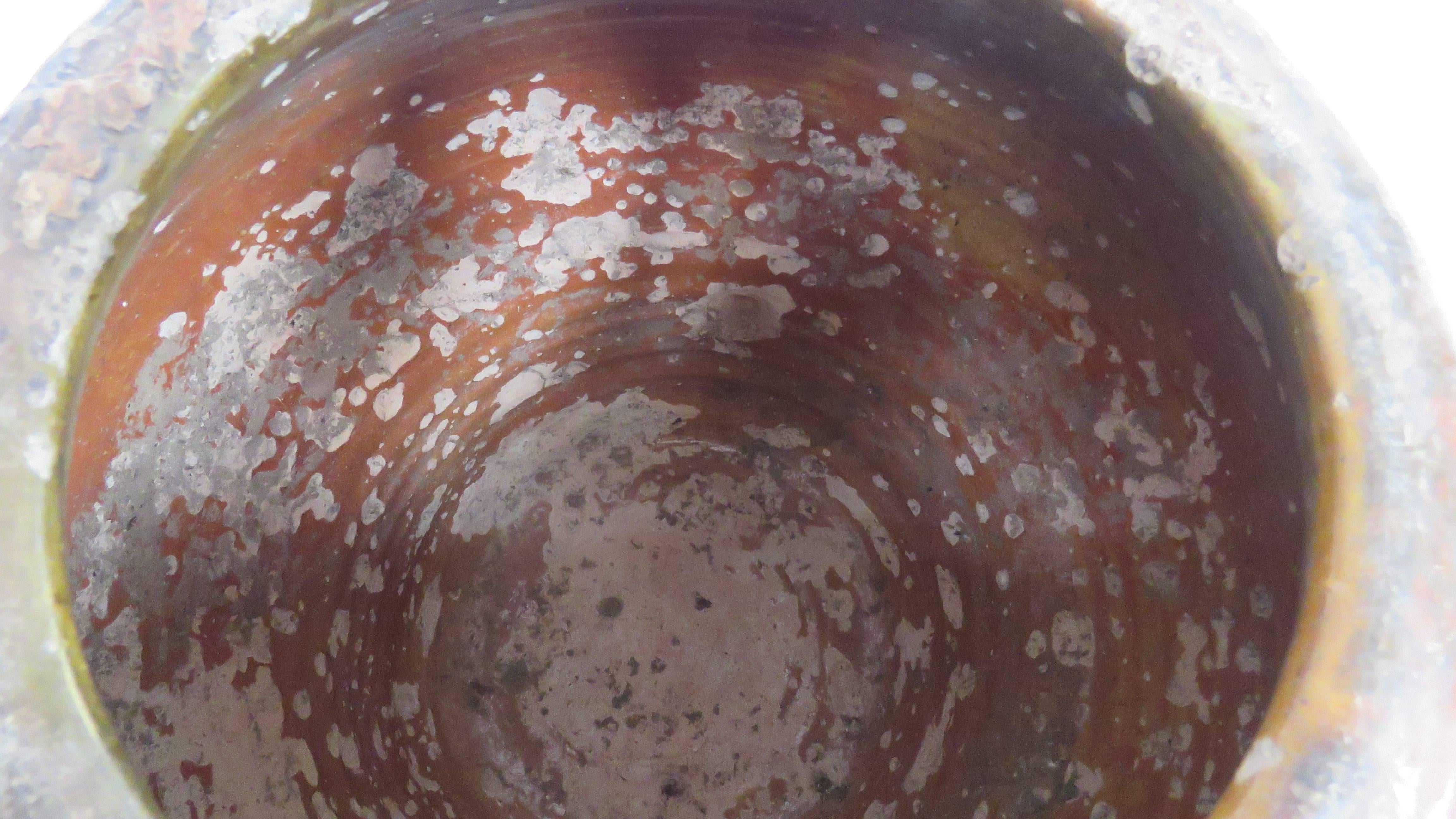 19th Century Glazed Terracotta Honey Pot For Sale 4