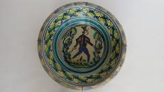19th Century Large Talavera de la Reina Lebrillo
