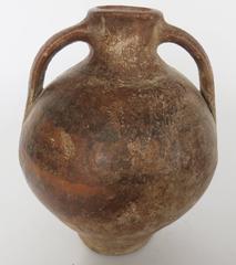 19th Century Collection Terracota Pots and Barrel Jar