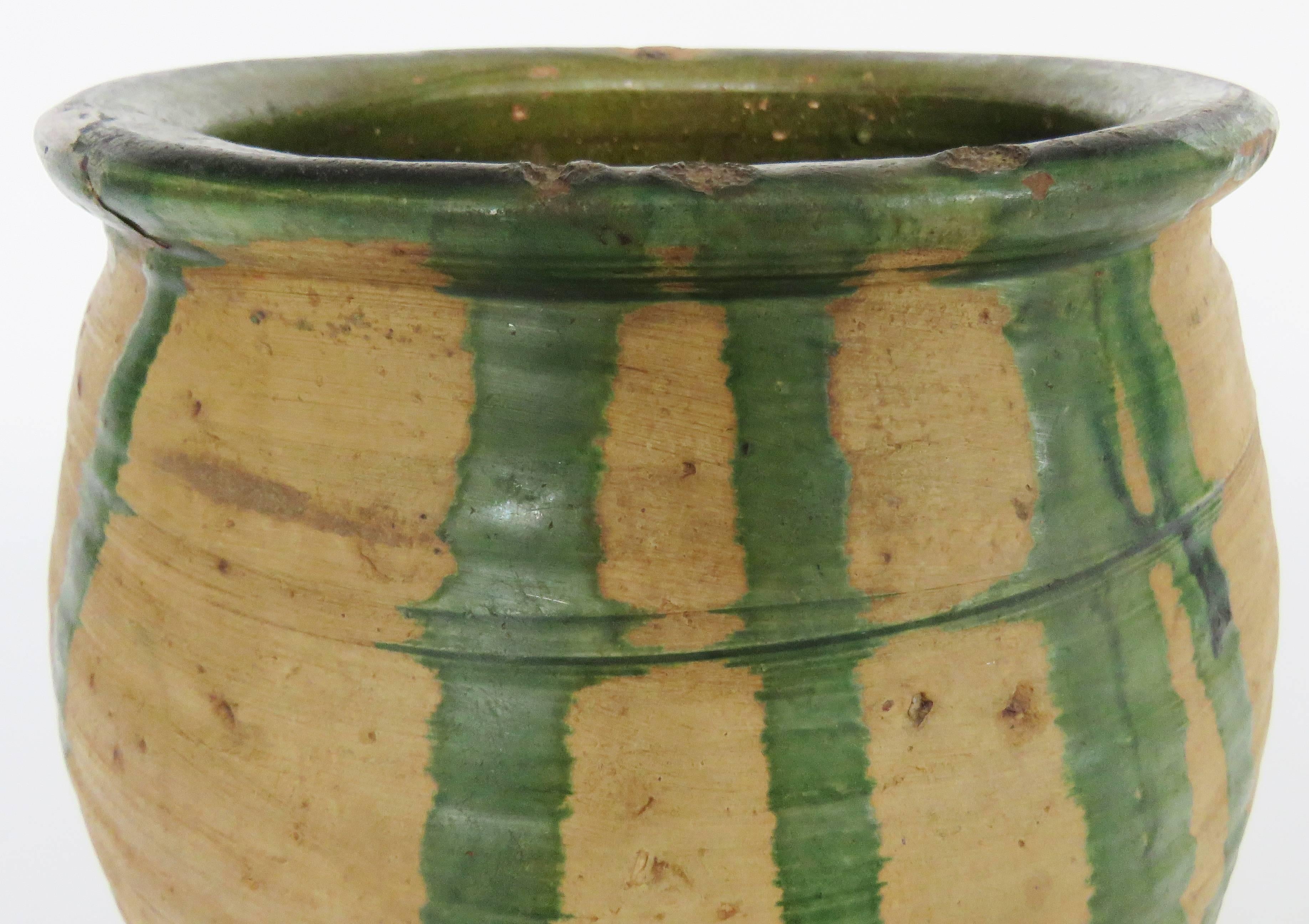 19th Century Glazed Terracotta Pot 3