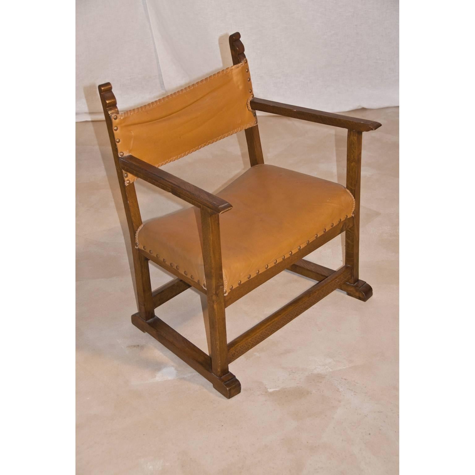 Austrian Adolf Loos Pair of Fireside Chairs Designed for Werkbundsiedlung Vienna, 1932 For Sale