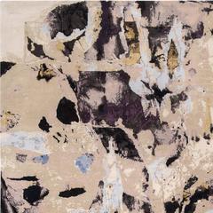 'Montage_Original' Hand-Knotted Tibetan Contemporary Abstract Rug Wool & Silk