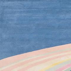 'Masterpieces_2Weeks2Seconds' Hand-Knotted Tibetan Modern Artist Rug Wool Sill