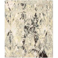 
Mirror_Yellow Grey
 Hand-Knotted Tibetan Modern Abstract Rug Wool 
Silk