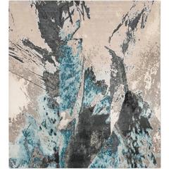 
Trilogy United_Cobalt
 Hand-Knotted Tibetan Modern Abstract Rug Wool 
Silk