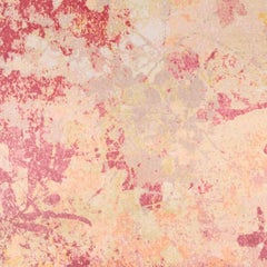'Silhouette Sunset', Hand-Knotted Tibetan Contemporary Floral Rug Wool & Silk