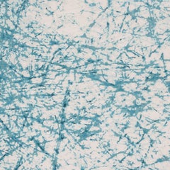 'Rooted Trails' Hand-Knotted Contemporary Abstract wool & silk Tibetan Rug