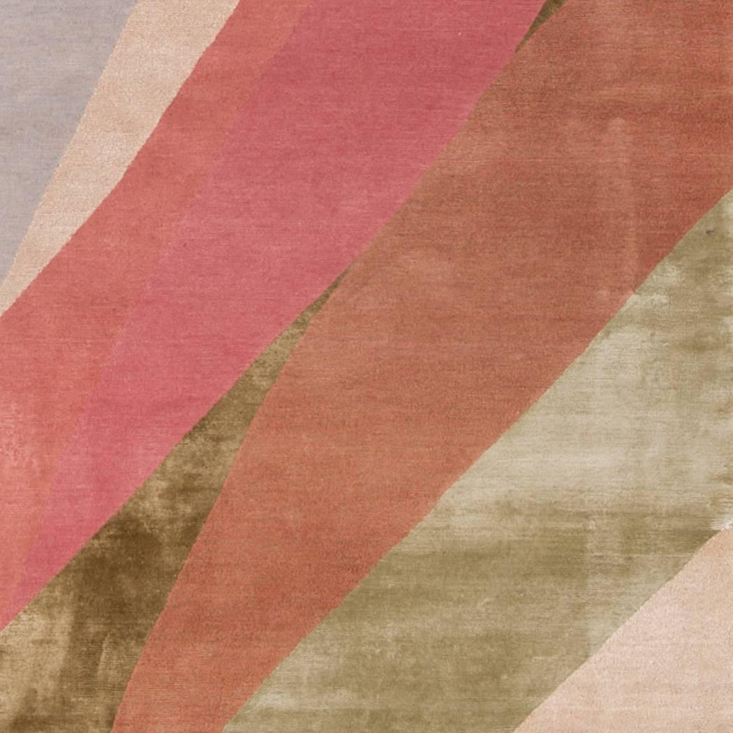 Masterpieces Rugs 'Masterpieces_Destiny' Hand-Knotted wool and silk, Contemporary ...