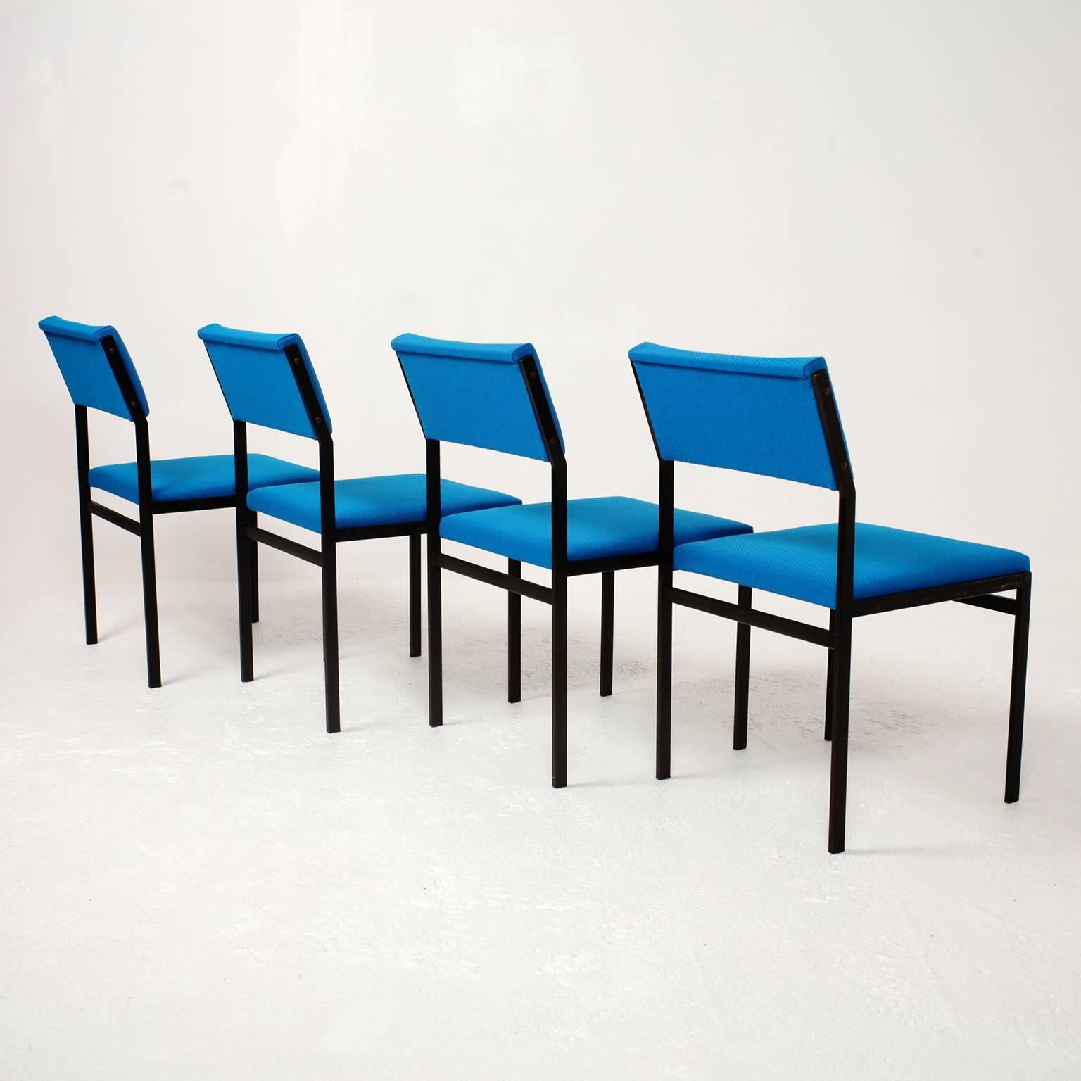 Mid-Century Modern Set of Four Cees Braakman Japanese Serie Dining Chairs for Pastoe