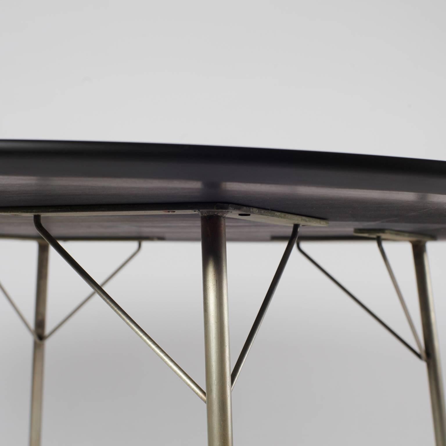 Late 20th Century  Arne Jacobsen for Fritz Hansen Black Dining Table 1970s Denmark