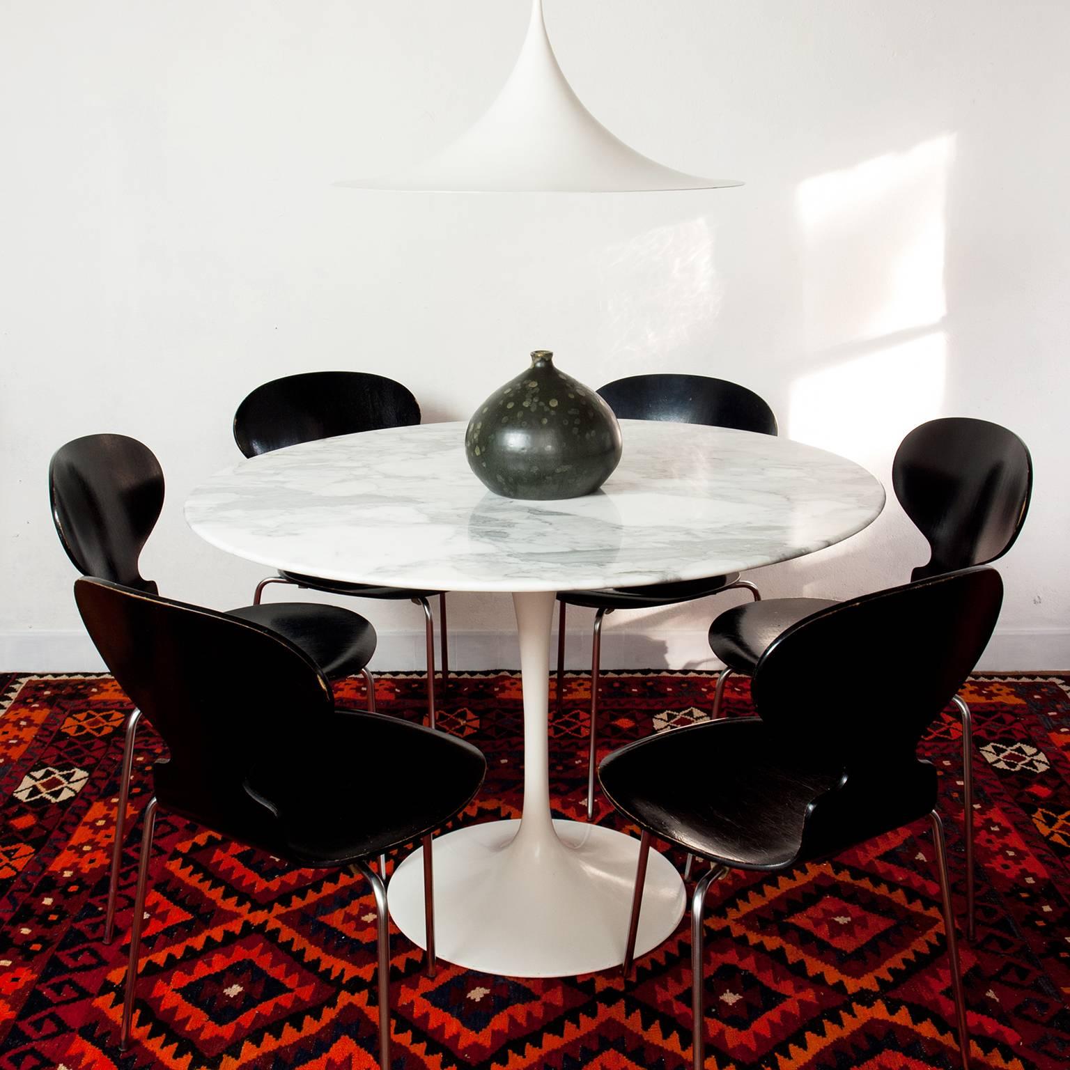 Eero Saarinen Tulip Marble Dining Table for Knoll International, 1970 3