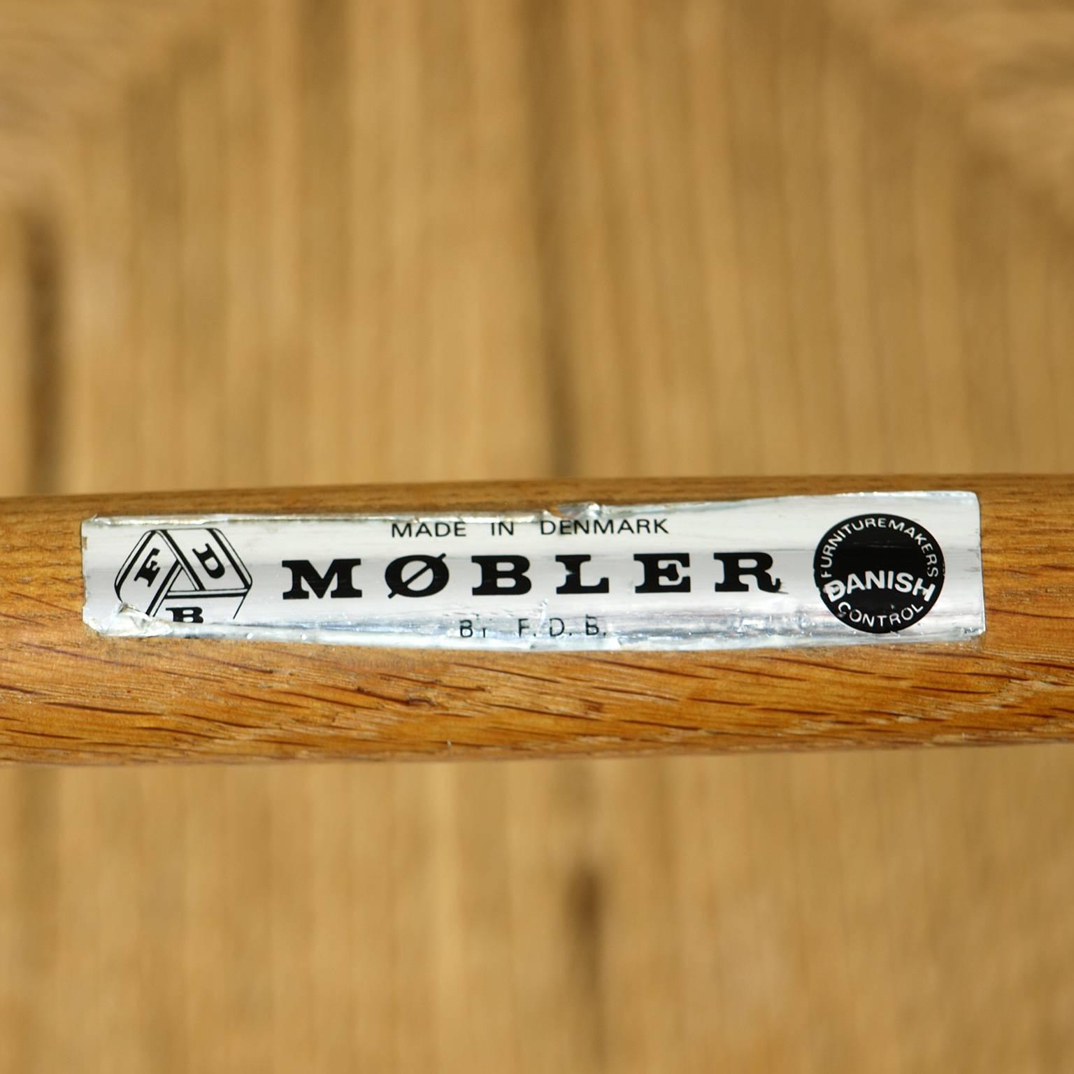 Six Børge Mogensen J39 Chairs in Oak for FDB, Denmark 2