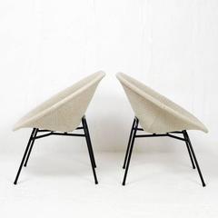 Pareja de butacas francesas de Claude Vassal para Les Magasins Pilotes, finales de los años 50