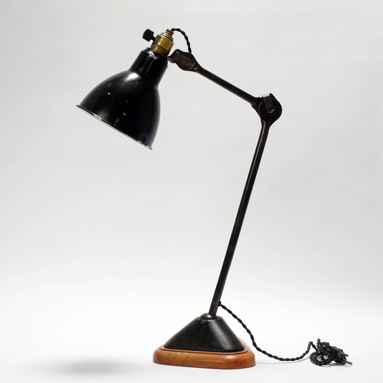 Gras SGDG N° 206 Lampe de table 1920s Première édition 2