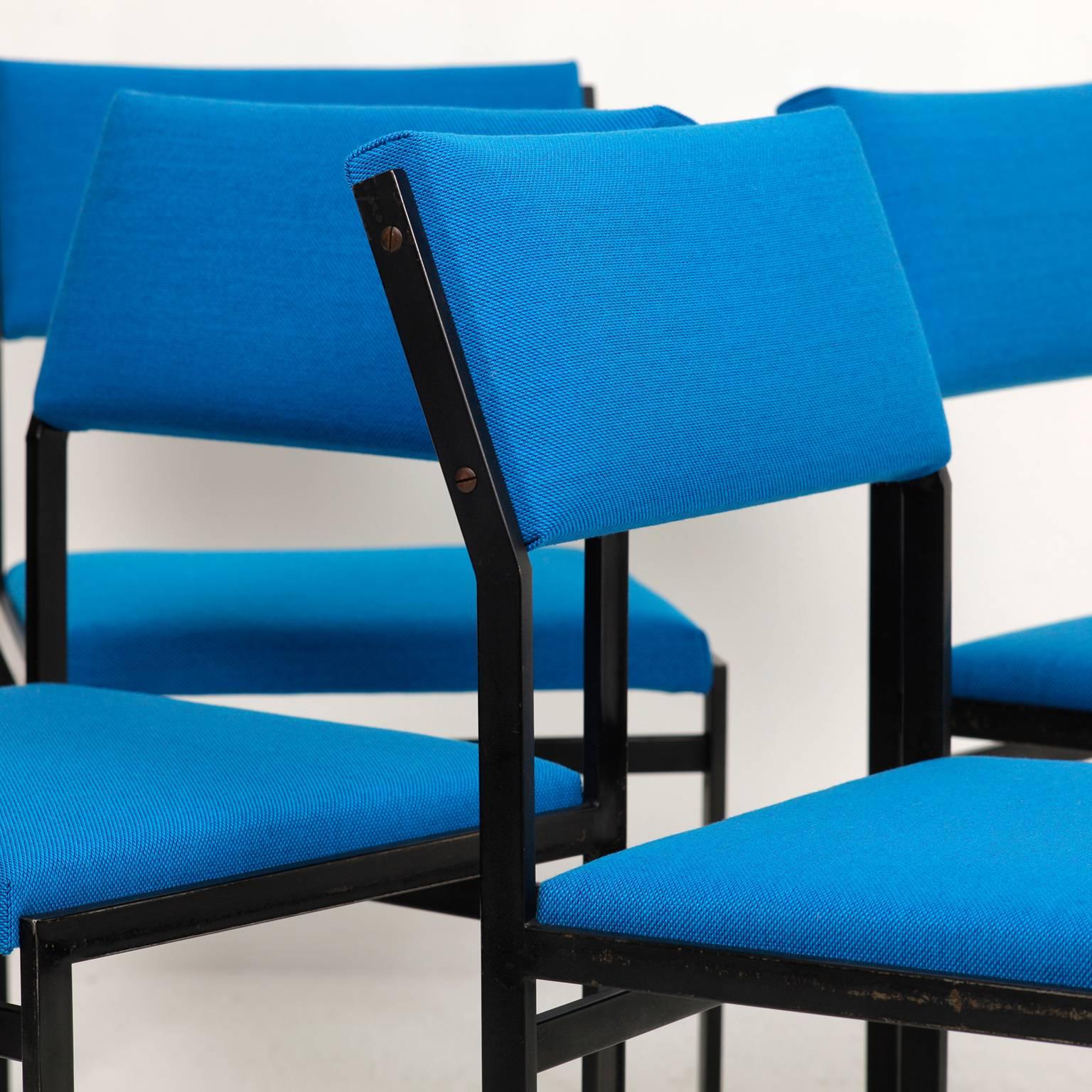 Set of Four Cees Braakman Japanese Serie Dining Chairs for Pastoe 1