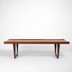 Coffee Table Bench Midcentury Peter Løvig Nielsen Danemark, 1960s