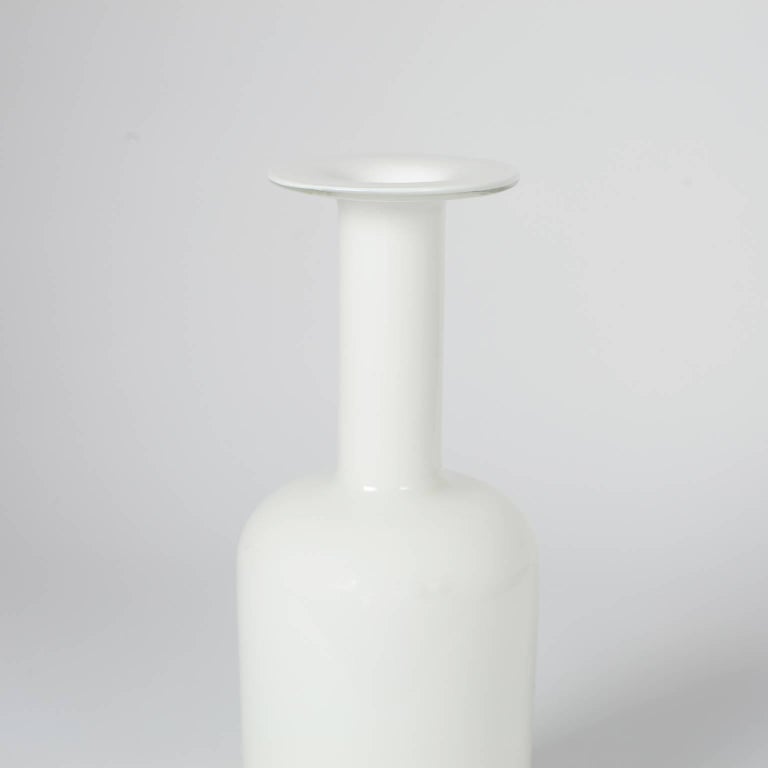Mid-Century Modern Danish Vase by Otto Brauer for Holmegaard, Denmark, 1960s For Sale