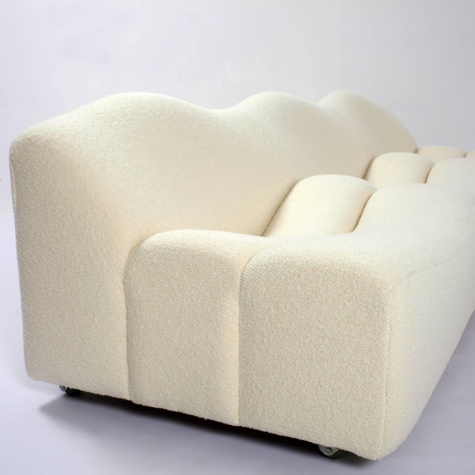 Mid-Century Modern Pierre Paulin Abcd Sofa for Artifort 1968 France Fabric Pierre Frey