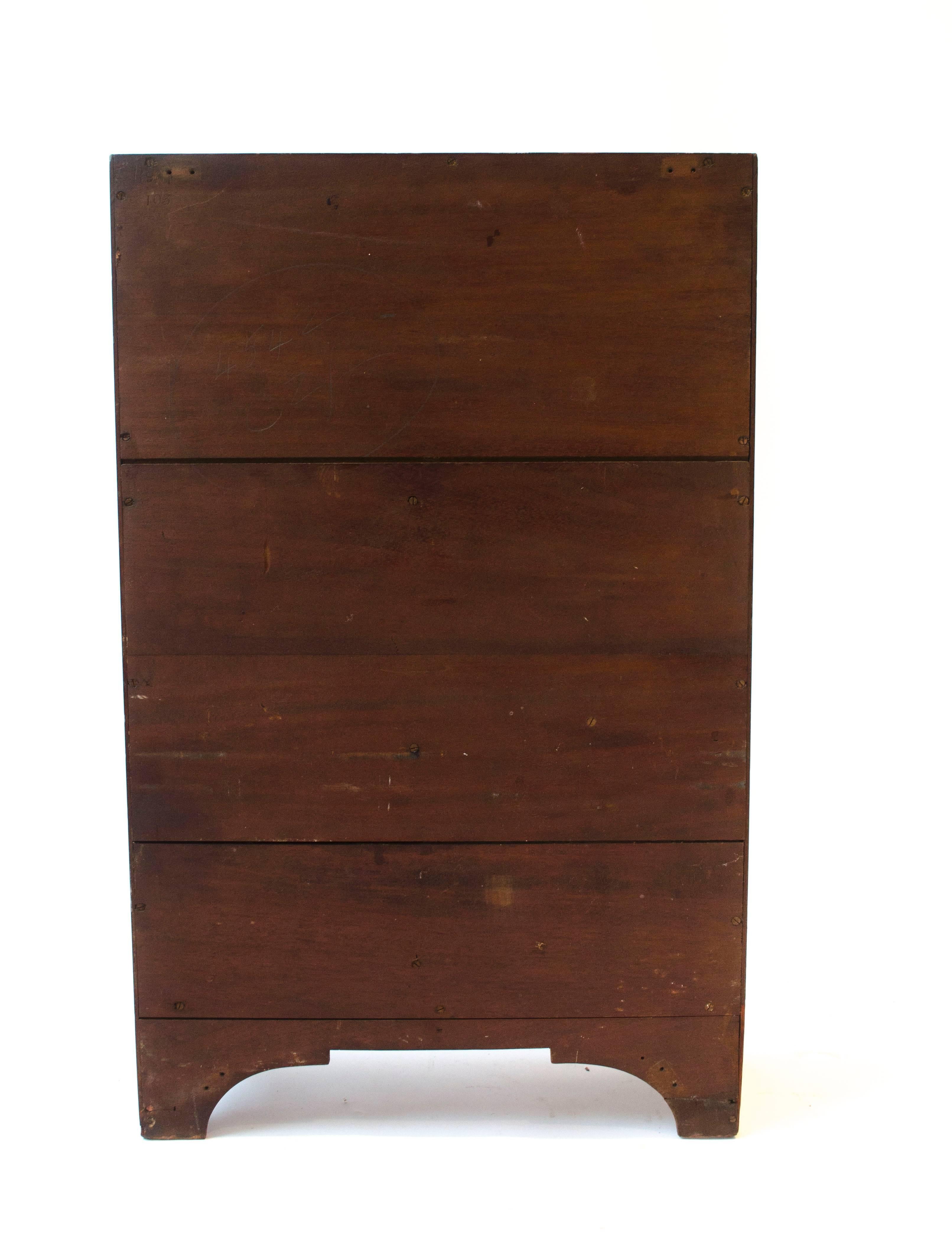 English Shapland and Petter Walnut Bookcase with Daffodil Inlays after MH Baillie Scott