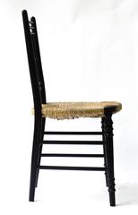 Morris and Co. An Arts and Crafts Ebonized Side Chair Designed by F M Brown