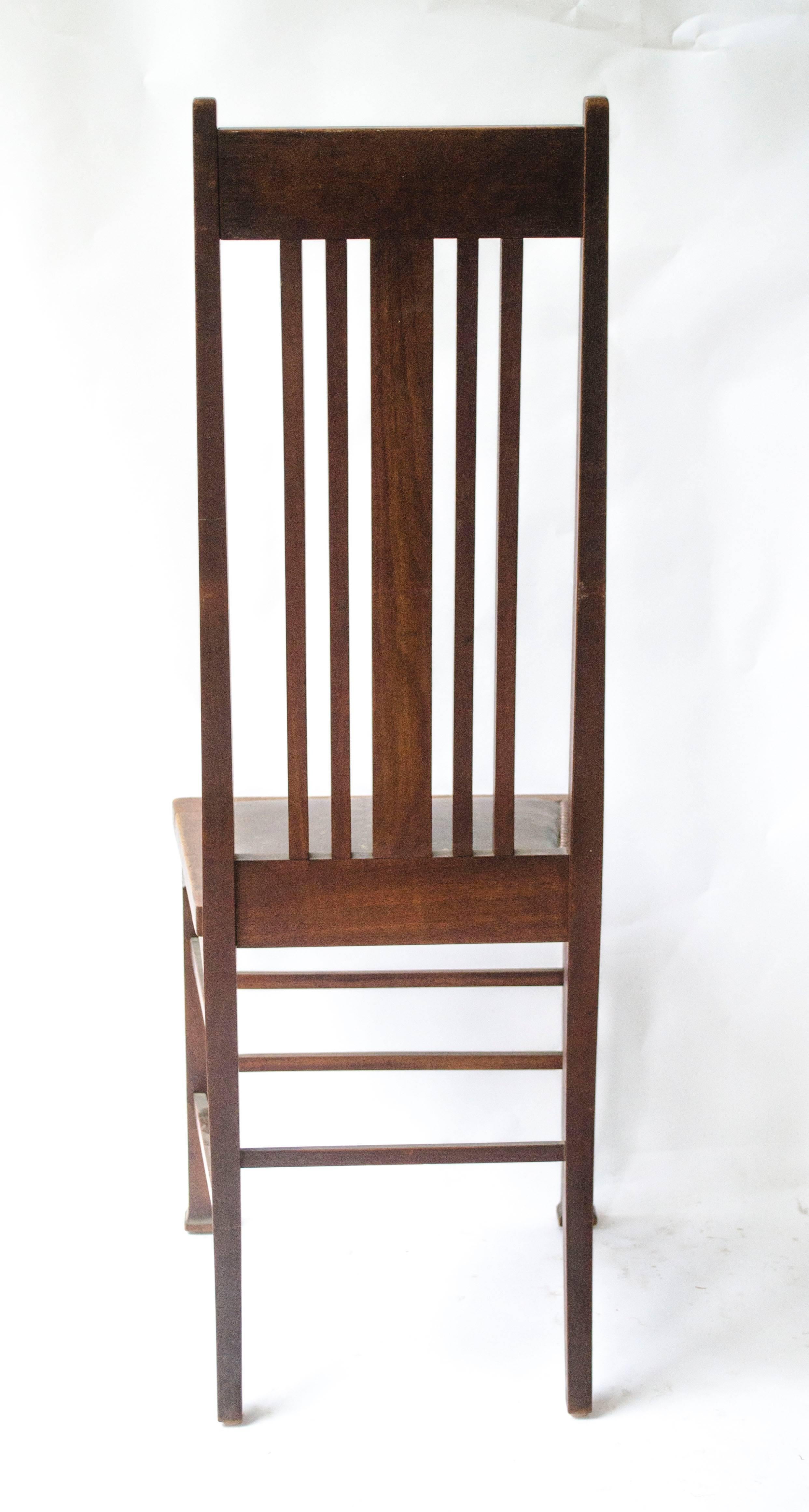 Arts and Crafts Arts & Crafts Butterfly Chair by E. A. Taylor