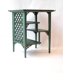 George Watson Edinburgh An Anglo-Japanese Side Table With Original Green Paint