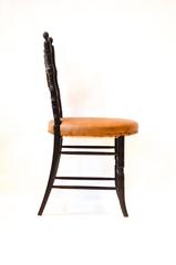 Pair of Arts and Crafts Ebonized Side Chairs by Collinson and Lock