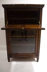 Gothic Revival Oak Cabinet by B Talbert