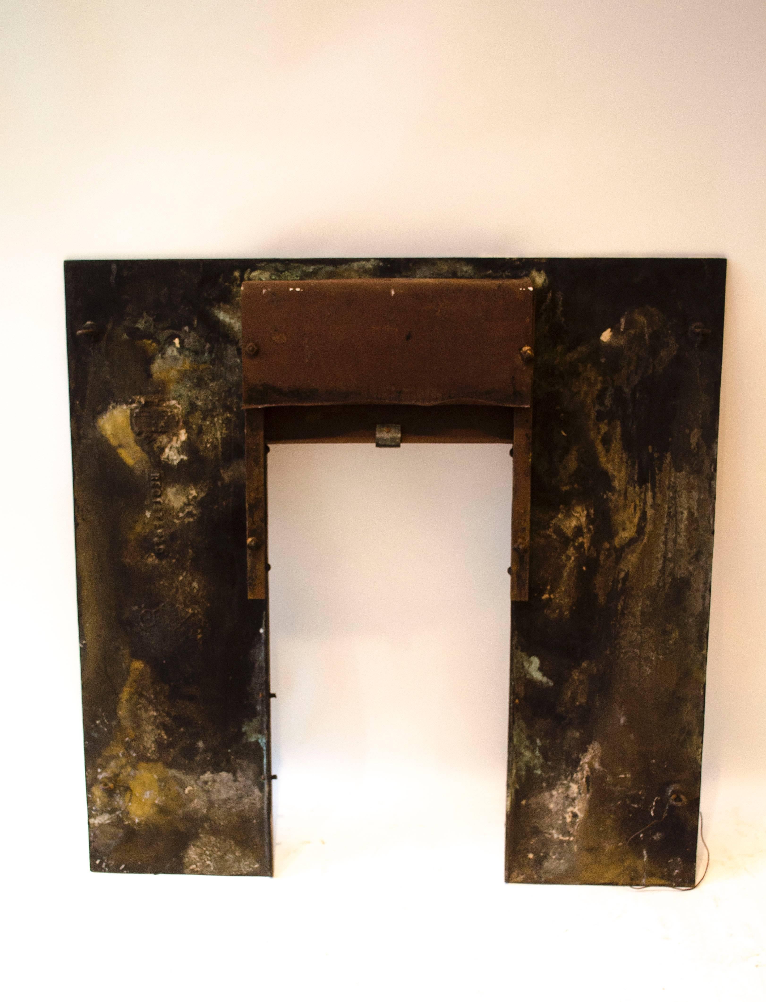A Rare & Important Anglo-Japanese Cast Brass Fireplace Insert by Thomas Jeckyll 4