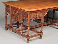 An Anglo-Moorish Walnut Partners' Desk, Attributed to Liberty and Co.