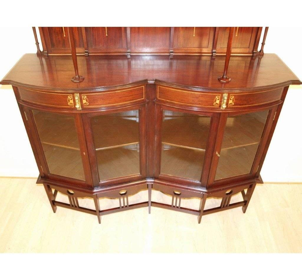 GM Ellwood for JS Henry. A Fine Exhibition Quality Arts & Crafts Display Cabinet For Sale 5