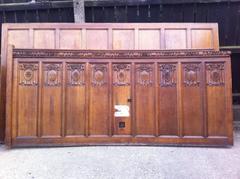 Pannelli dell'Alta Corte Suprema, di fronte alle Camere del Parlamento. Londra