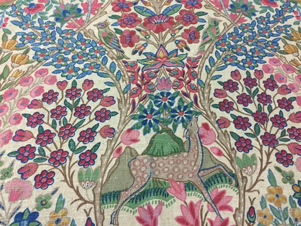 AYESHA, A Very Rare Roll of Original Fabric registered by Liberty & Co in 1931 In Good Condition In London, GB