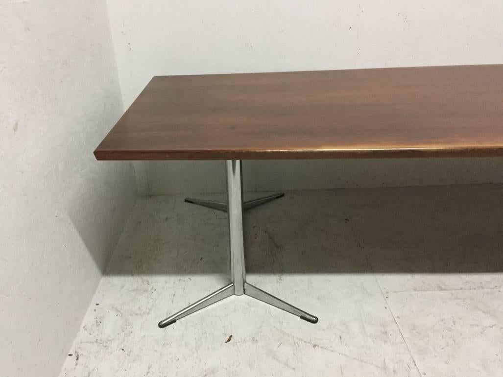 Mid-Century Modern Heals Mid Century Modern Large Teak Boardroom/Dining Table with a Curvaceous Top