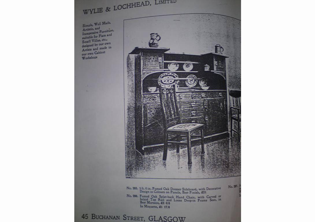 E E. A. Taylor Wylie & Lochhead. Ein Sideboard aus Eichenholz in Ausstellungsqualität der Glasgower Schule im Angebot 4