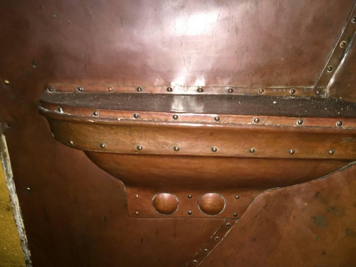 Unique Arts and Crafts Copper Fire Hood, Attributed to M H Baillie Scott 6