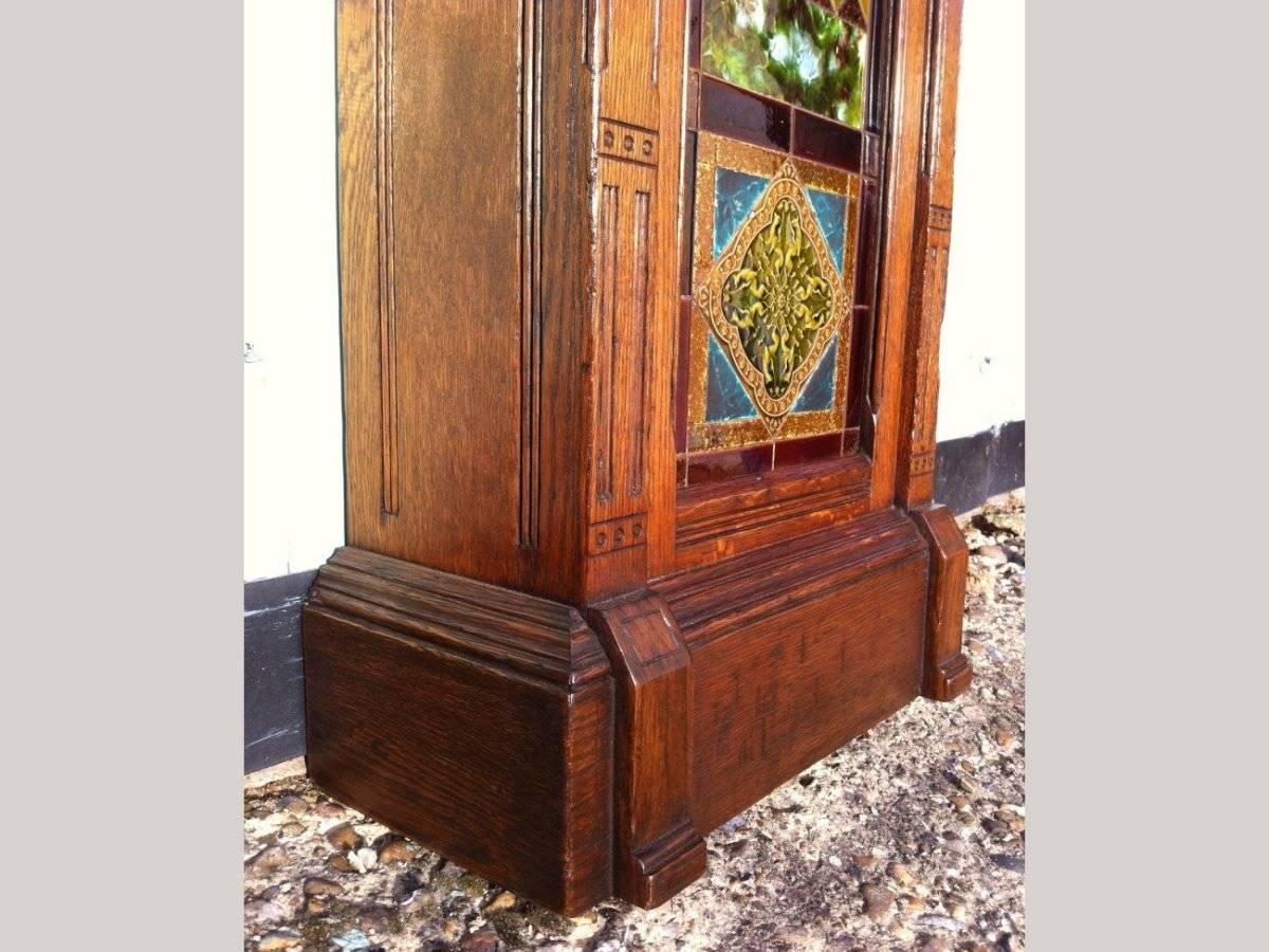 Impressive Gothic Revival Oak Fireplace Surround Attributed to Bruce Talbert 3