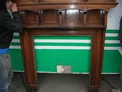 Impressive Arts and Crafts Oak Fire Surround by Liberty and Co