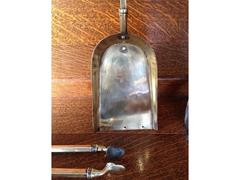 Set of Three Arts & Crafts Brass Fire Utensils in the Style of E A Taylor