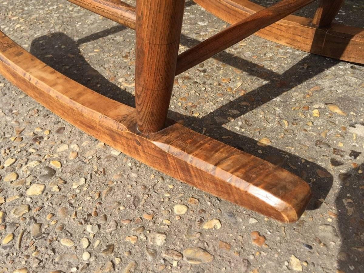 Cotswold School Rocking Chair Made From Ash by Edward Gardiner In Good Condition In London, GB