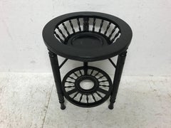 Rare Anglo-Japanese Side Table with the Original Royal Worcester Porcelain Plate