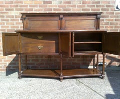 Arts & Crafts Mahogany Sideboard Designed by George Walton Made by Liberty & Co