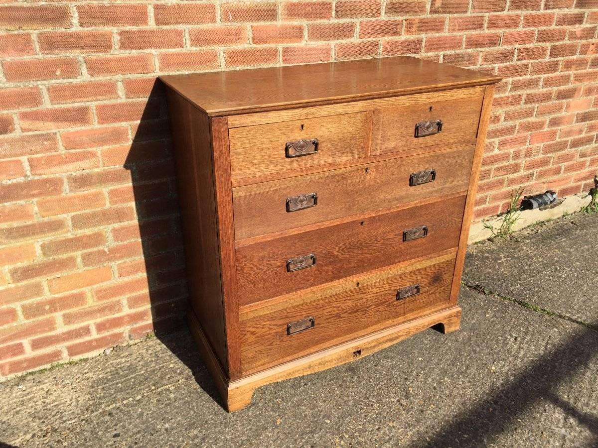 arts and crafts chest of drawers